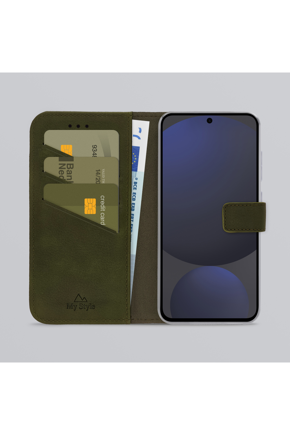 My Style Flex Wallet For Samsung Galaxy S24 Fe 5G Forest Green - Afbeelding 2