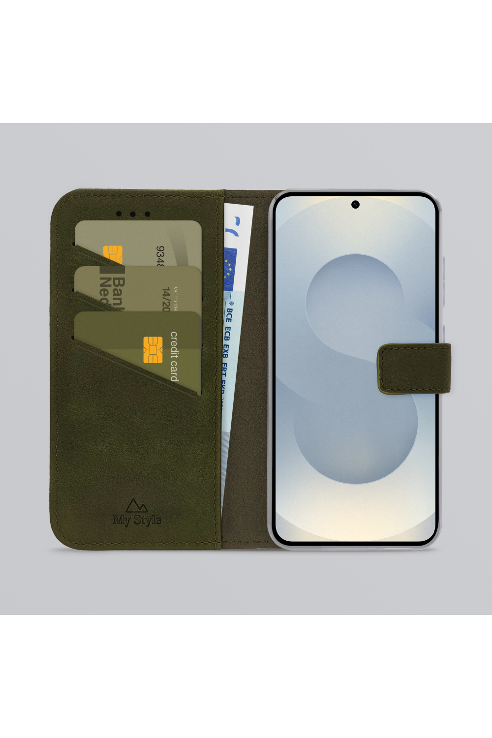 My Style Flex Wallet For Samsung Galaxy S25 5G Forest Green - Afbeelding 2