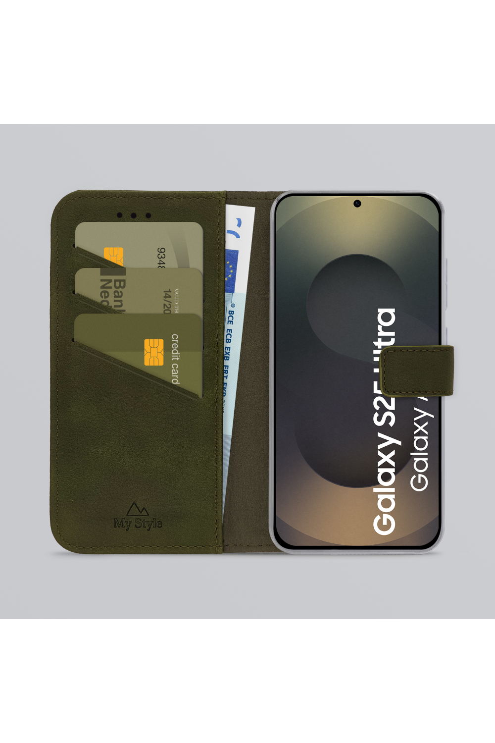 My Style Flex Wallet For Samsung Galaxy S25 Ultra 5G Forest Green - Afbeelding 2
