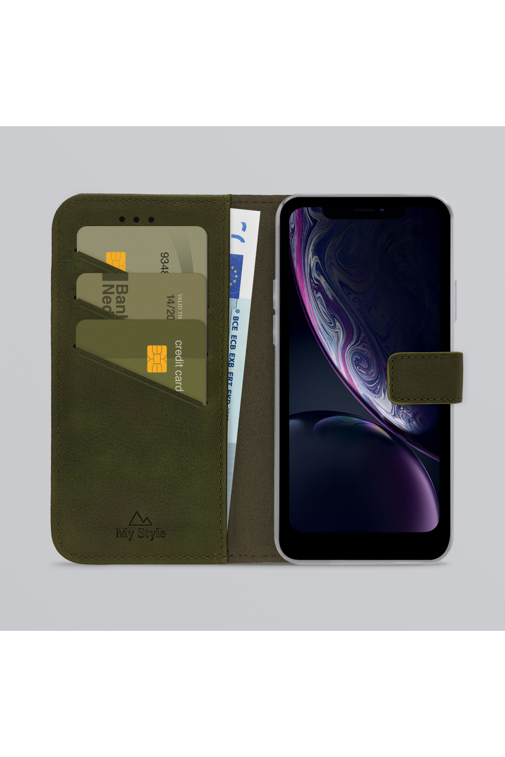 My Style Flex Wallet For Apple Iphone Xr/11 Forest Green - Afbeelding 2