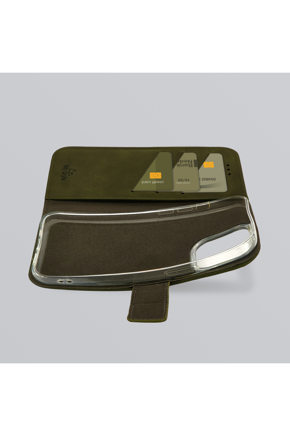 My Style Flex Wallet For Apple Iphone 12/12 Pro Forest Green - Afbeelding 3