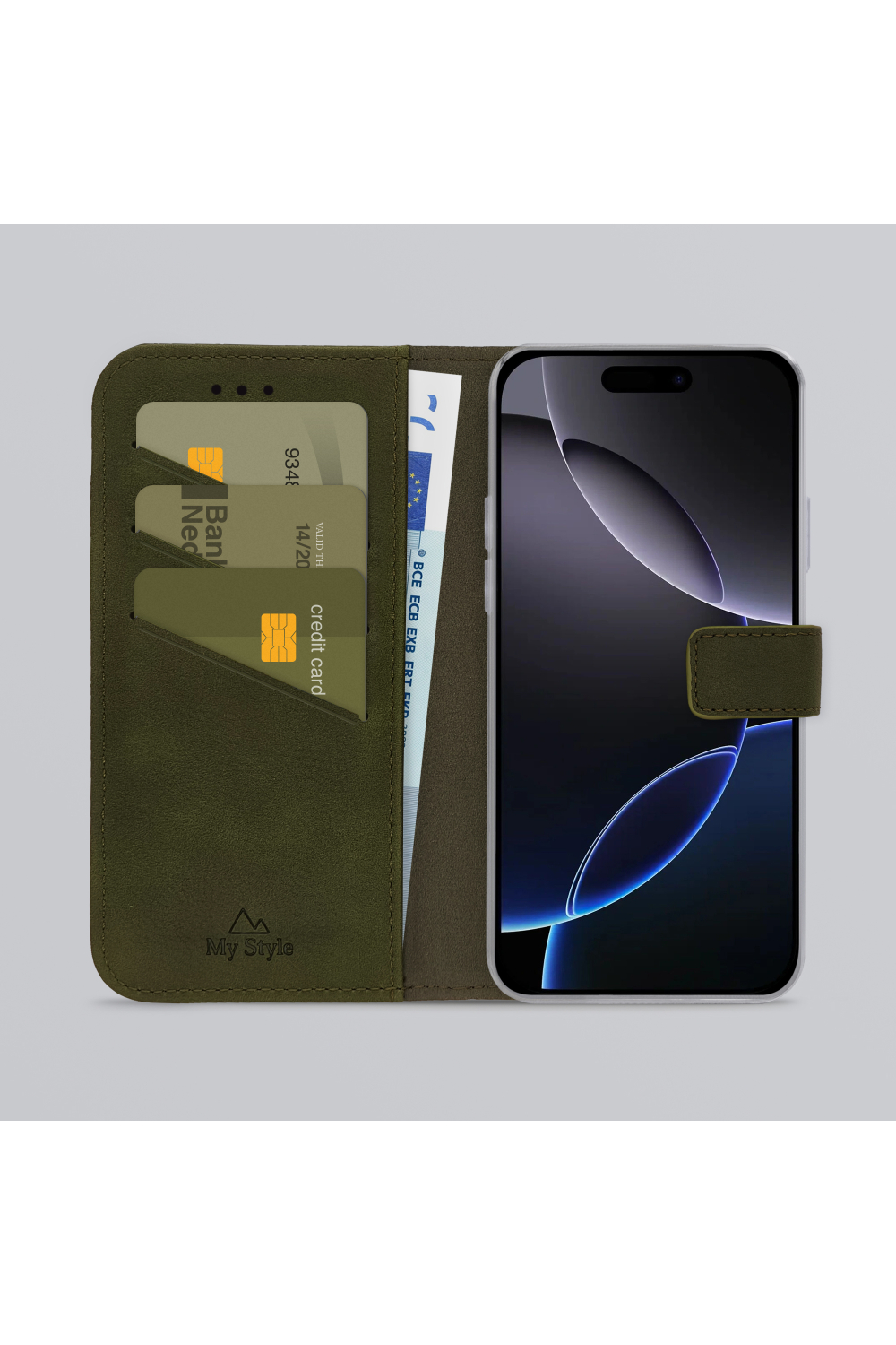 My Style Flex Wallet For Apple Iphone 16 Pro Max Forest Green - Afbeelding 2