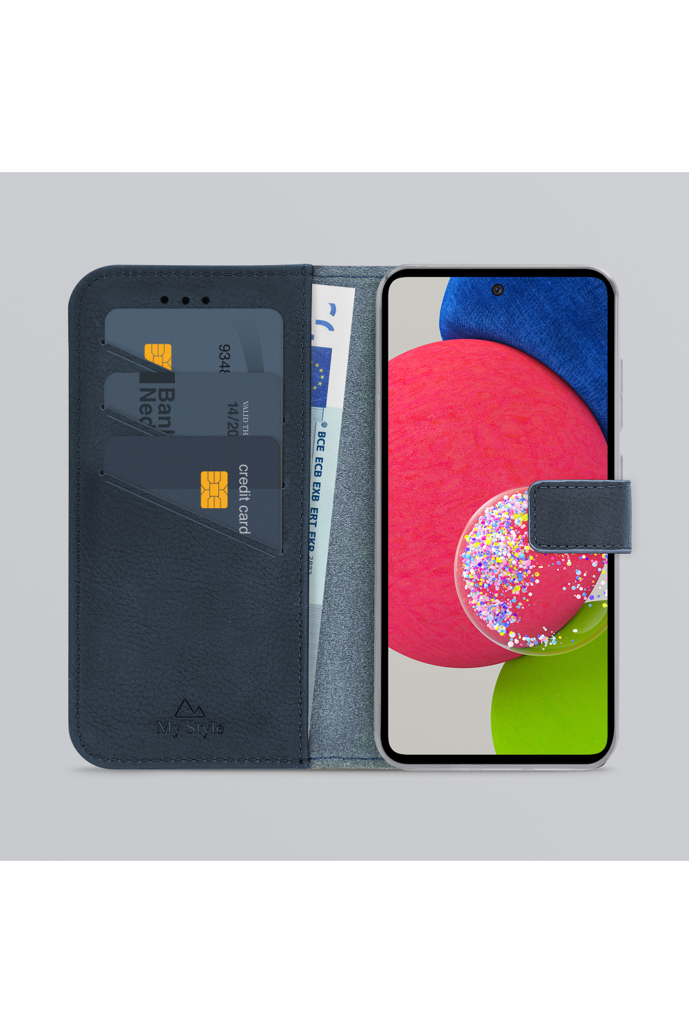 My Style Flex Wallet For Samsung Galaxy A52/A52 5G/A52S 5G Royal Blue - Afbeelding 2
