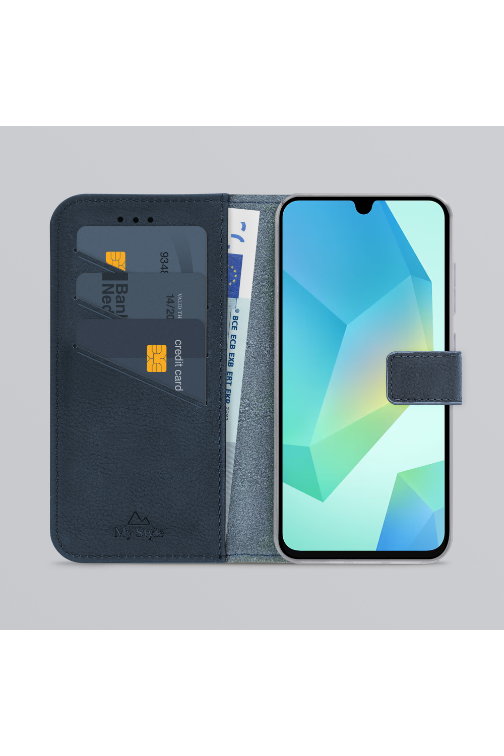 My Style Flex Wallet For Samsung Galaxy A16 4G/5G Royal Blue - Afbeelding 2