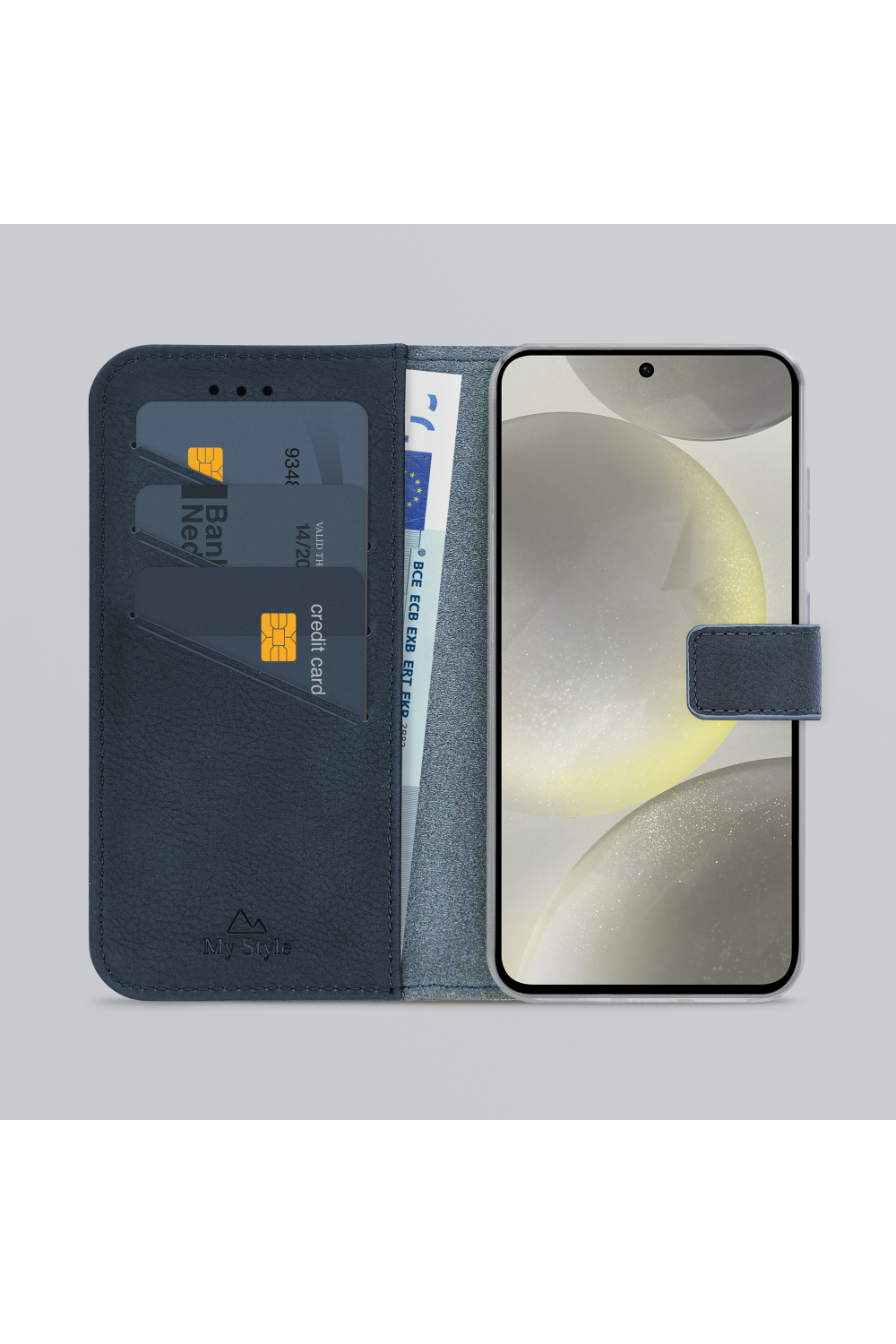 My Style Flex Wallet For Samsung Galaxy S24 5G/S25 5G Royal Blue - Afbeelding 2