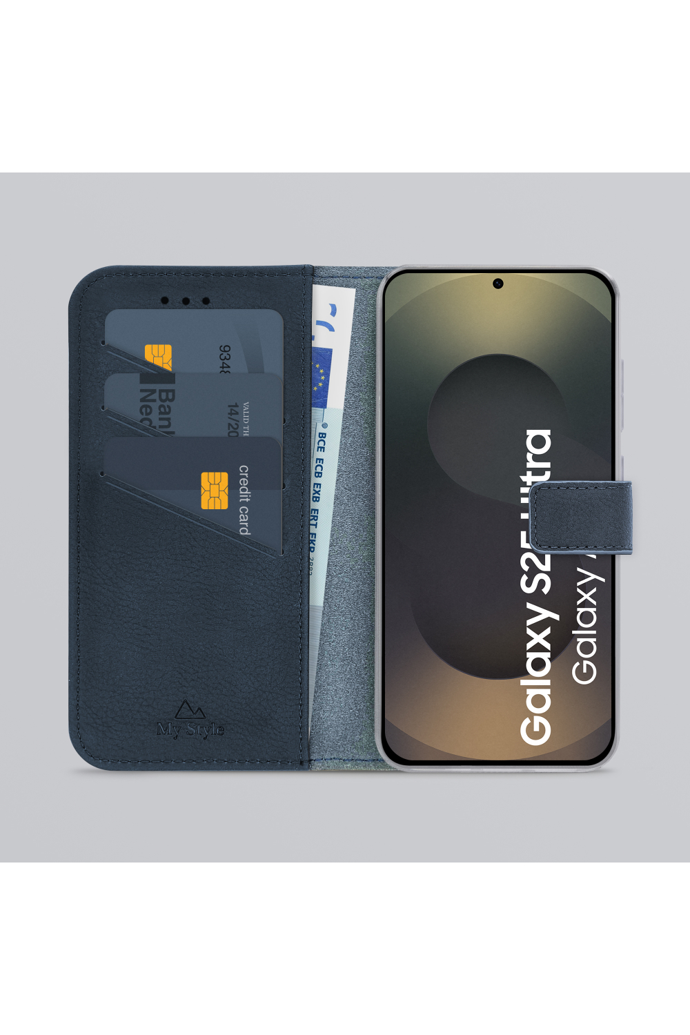 My Style Flex Wallet For Samsung Galaxy S25 Ultra 5G Royal Blue - Afbeelding 2