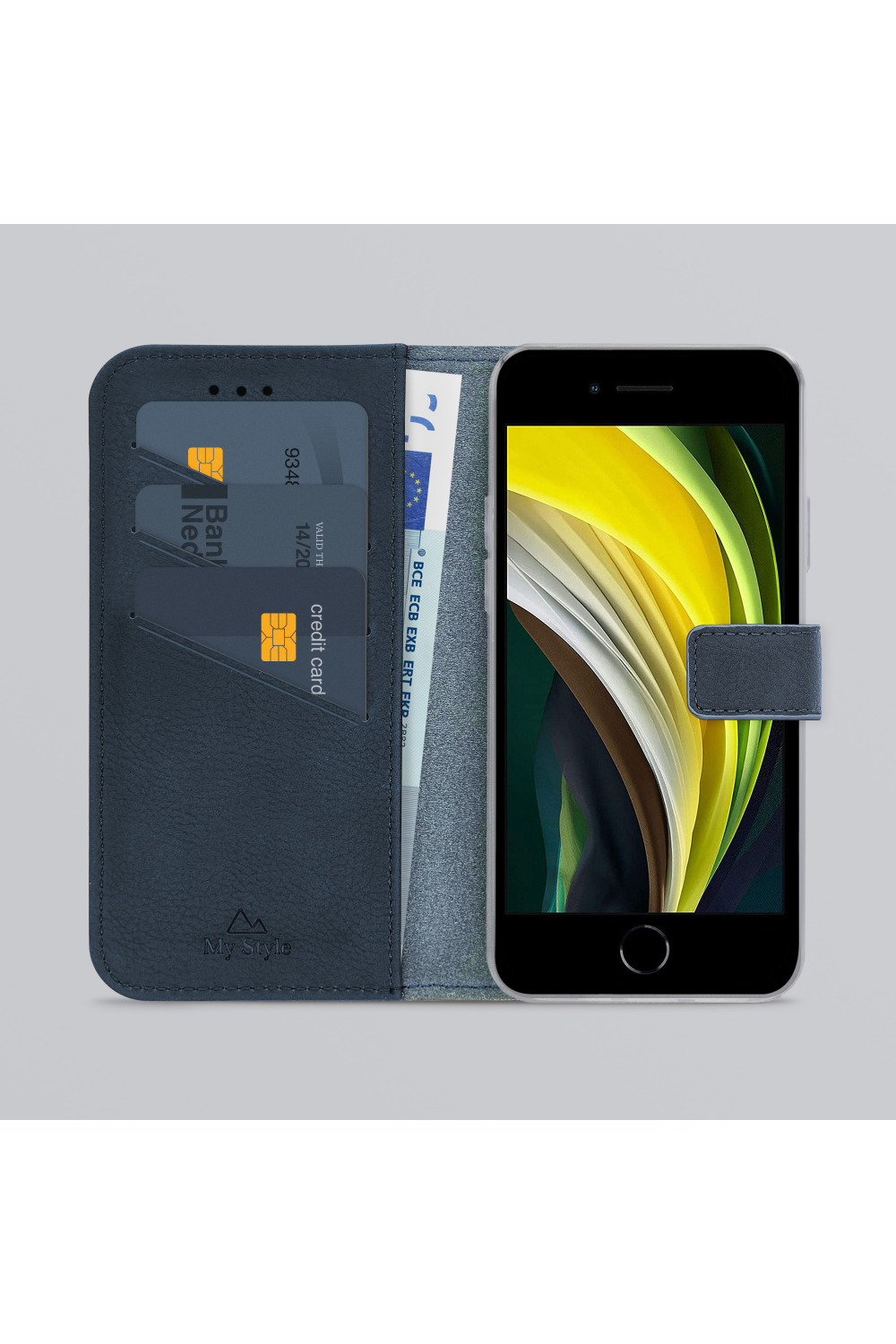 My Style Flex Wallet For Apple Iphone 6/6S/7/8/Se (2020/2022) Royal Blue - Afbeelding 2