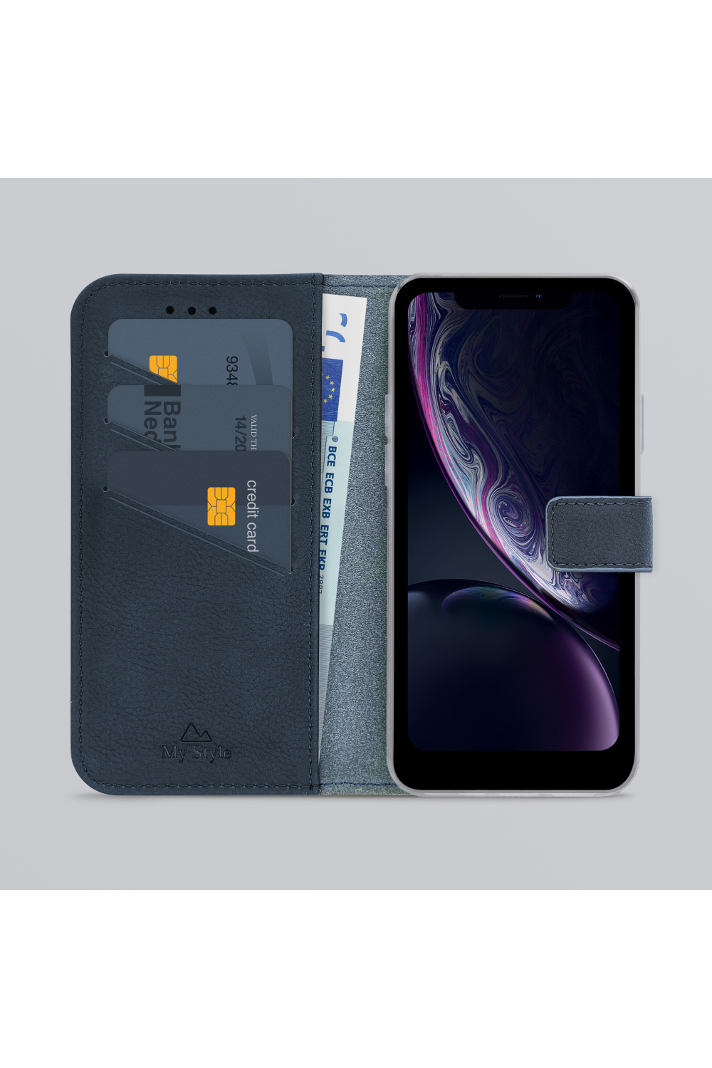 My Style Flex Wallet For Apple Iphone Xr/11 Royal Blue - Afbeelding 2