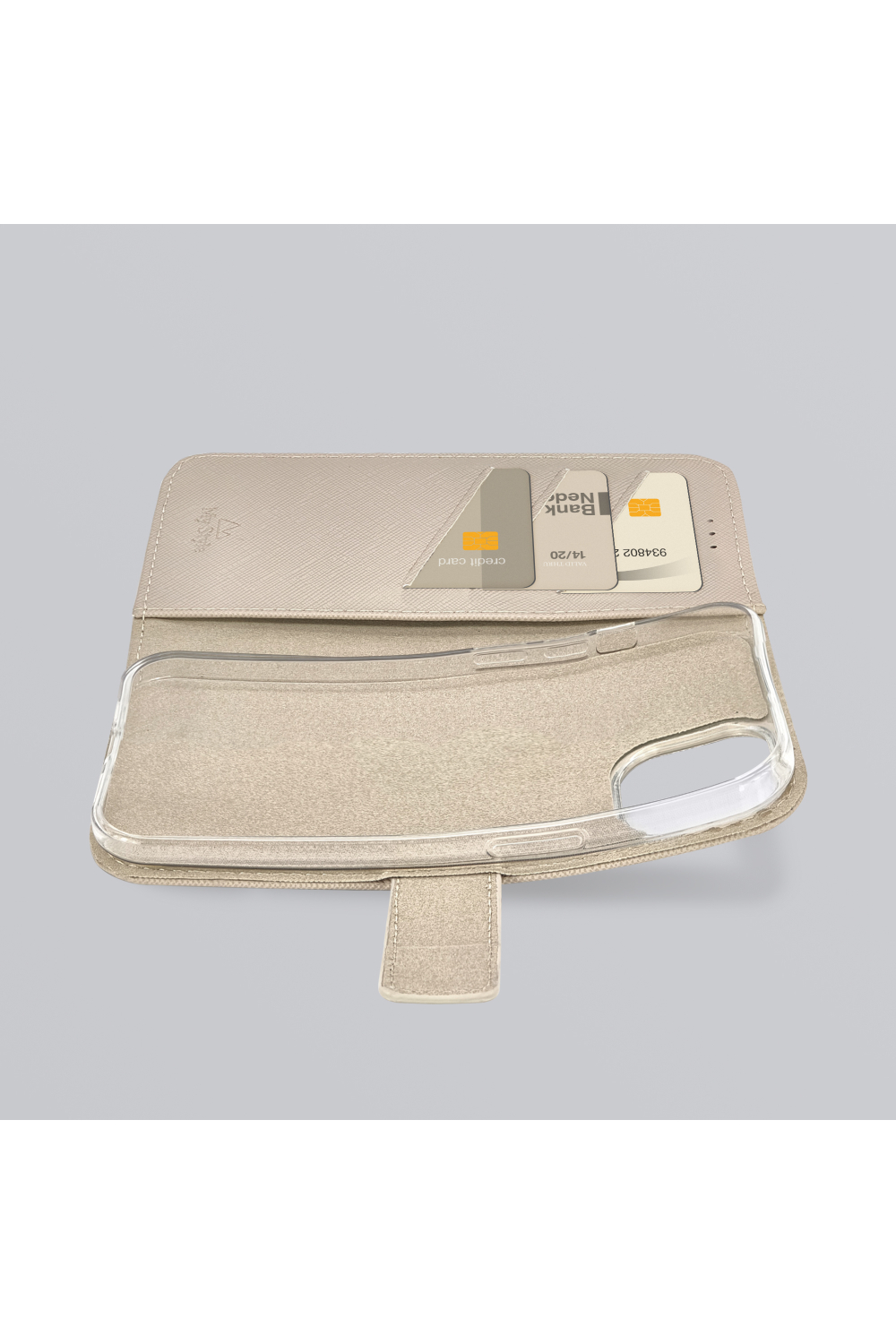 My Style Flex Wallet For Apple Iphone 16 Plus Warm Taupe - Afbeelding 3