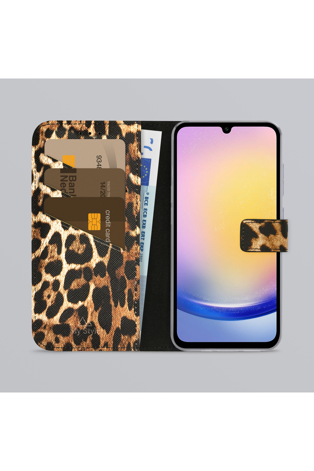 My Style Flex Wallet For Samsung Galaxy A25 5G Wild Leopard - Afbeelding 2