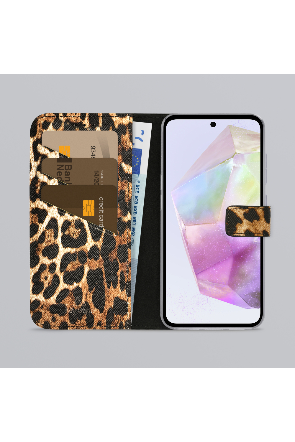My Style Flex Wallet For Samsung Galaxy A35 5G Wild Leopard - Afbeelding 2