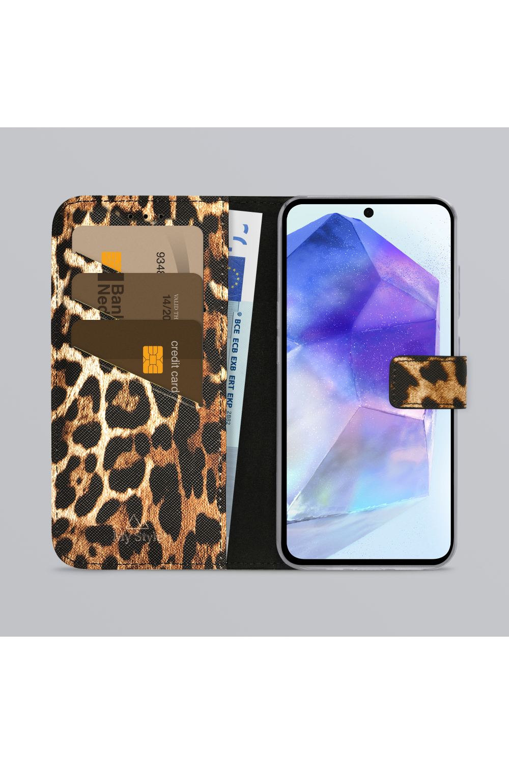 My Style Flex Wallet For Samsung Galaxy A55 5G Wild Leopard - Afbeelding 2