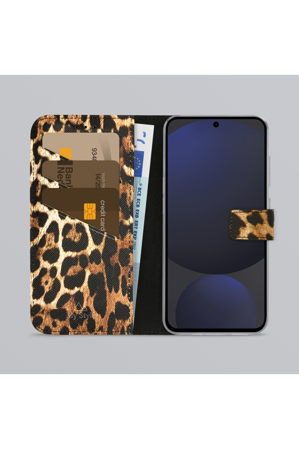 My Style Flex Wallet For Samsung Galaxy S24 Fe 5G Wild Leopard - Afbeelding 2