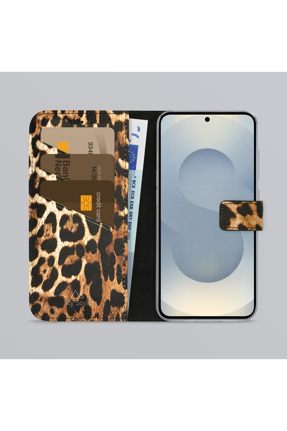 My Style Flex Wallet For Samsung Galaxy S25 5G Wild Leopard - Afbeelding 2