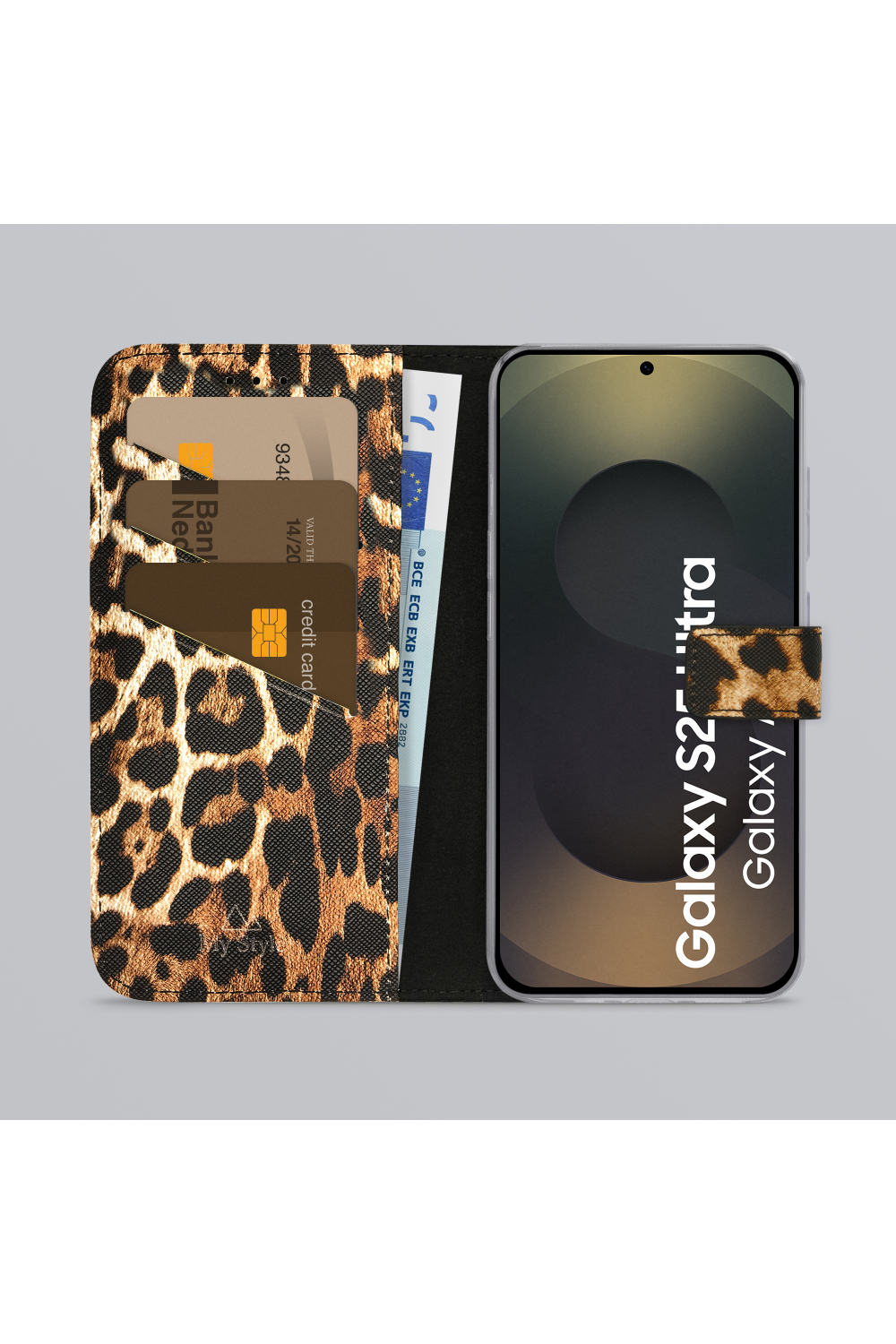 My Style Flex Wallet For Samsung Galaxy S25 Ultra 5G Wild Leopard - Afbeelding 2