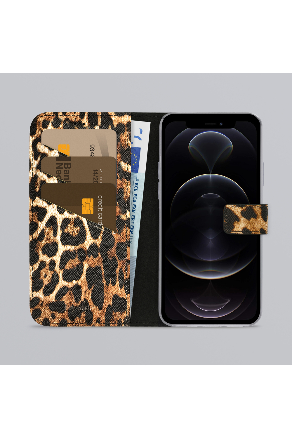 My Style Flex Wallet For Apple Iphone 12/12 Pro Wild Leopard - Afbeelding 2