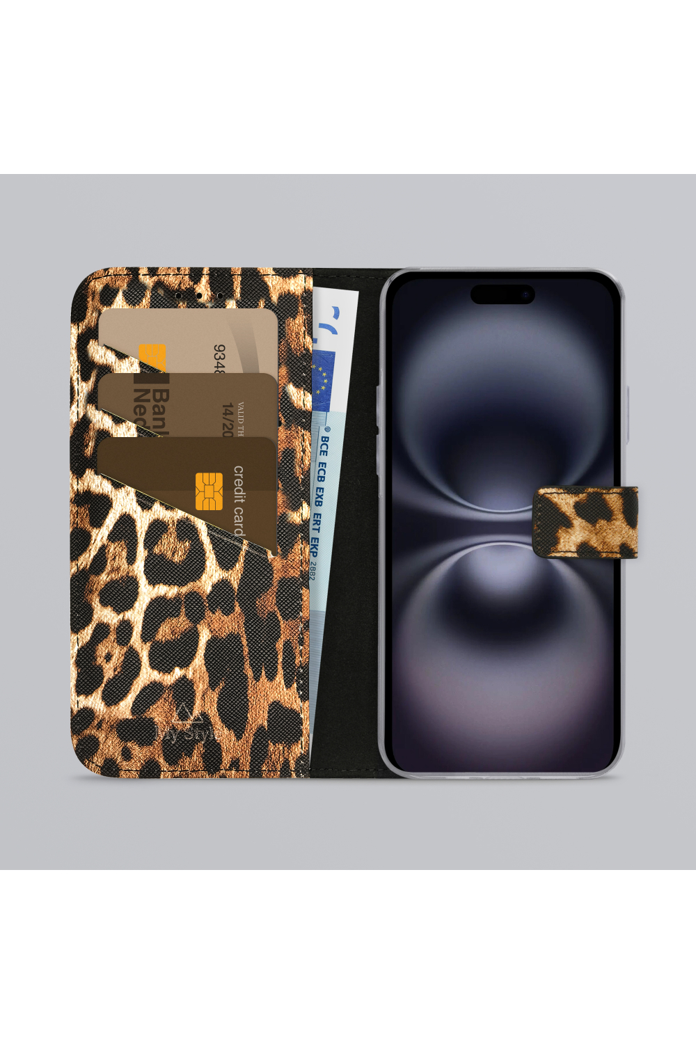 My Style Flex Wallet For Apple Iphone 16 Wild Leopard - Afbeelding 2