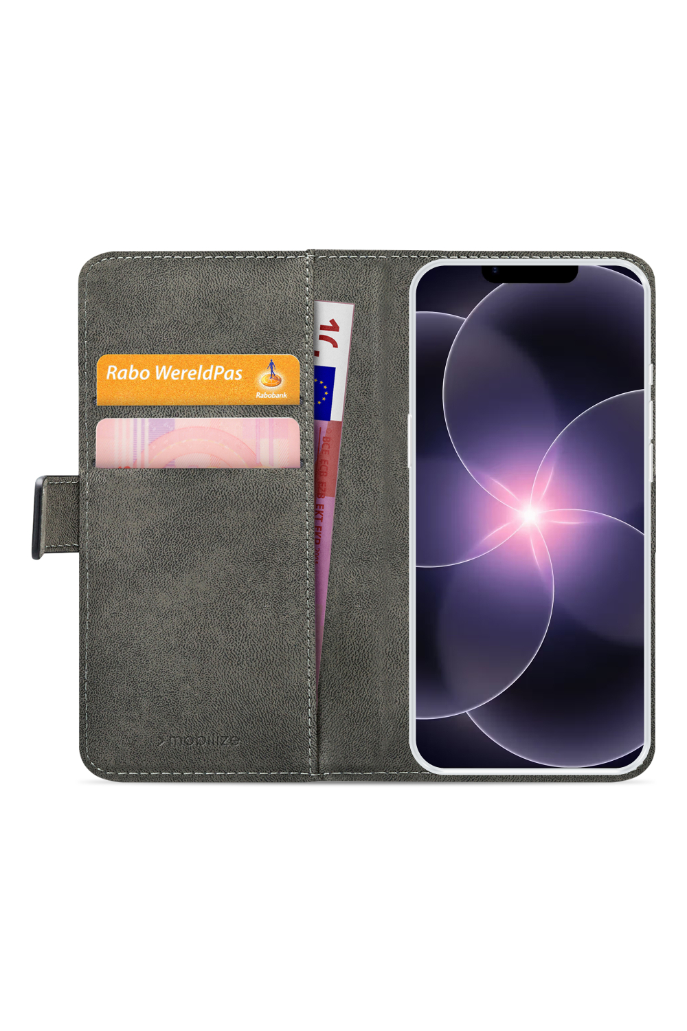 Mobilize Classic Gelly Wallet Book Case Apple Iphone 16E/17E Black - Afbeelding 3