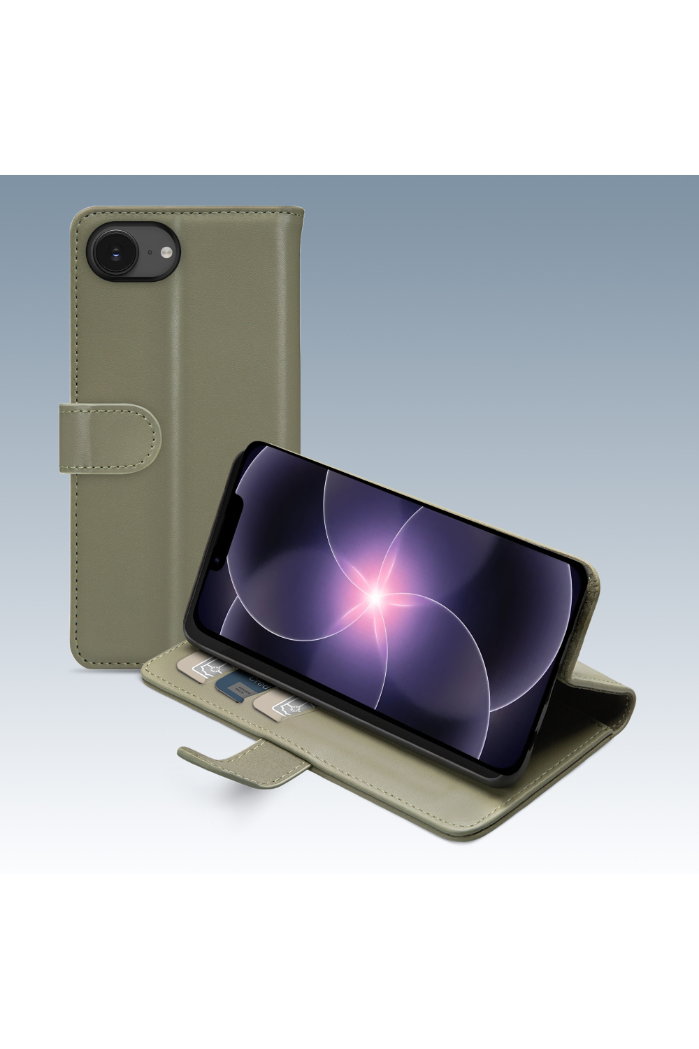 Mobilize Premium Gelly Wallet Book Case Apple Iphone 16E/17E Green