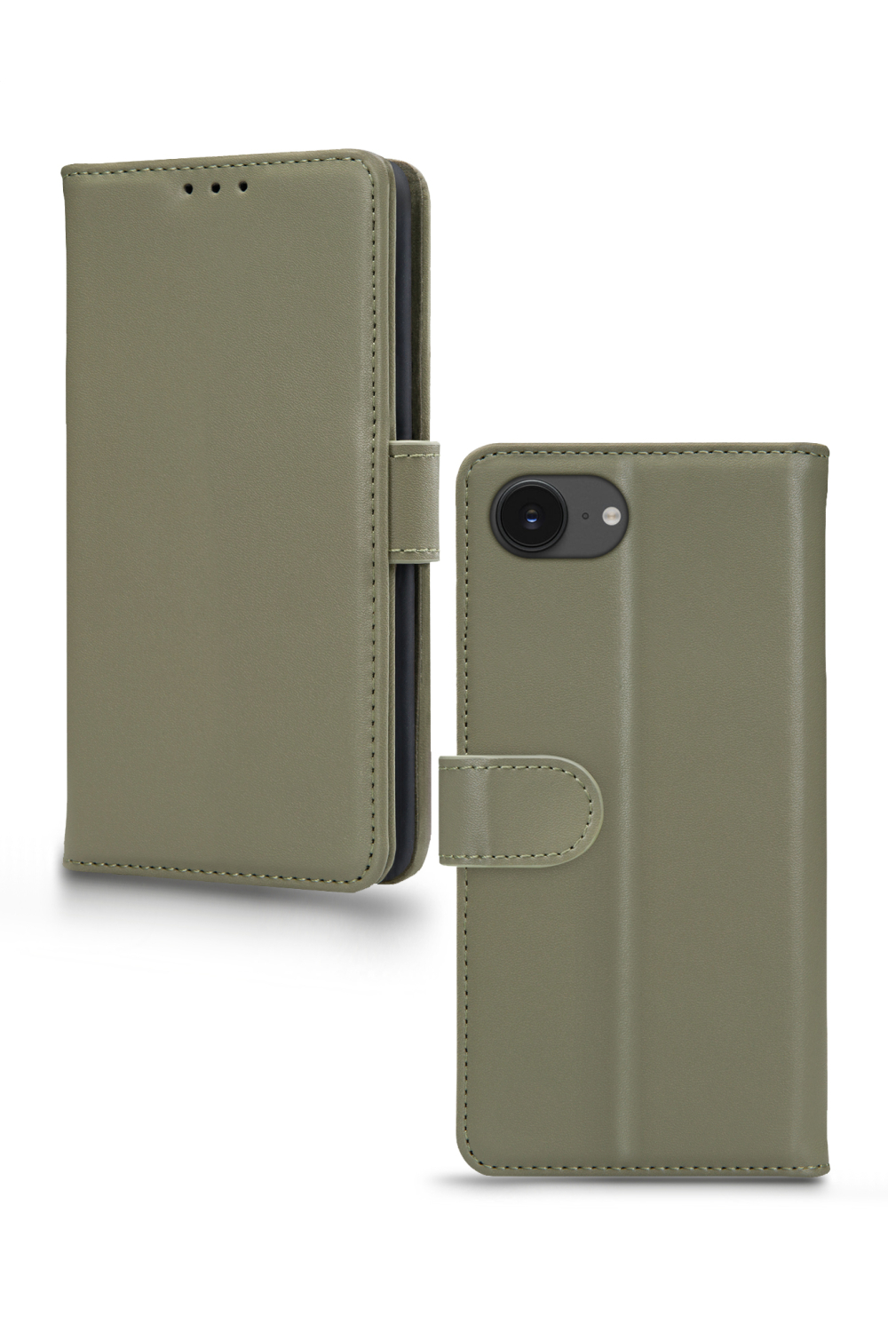 Mobilize Premium Gelly Wallet Book Case Apple Iphone 16E/17E Green - Afbeelding 2