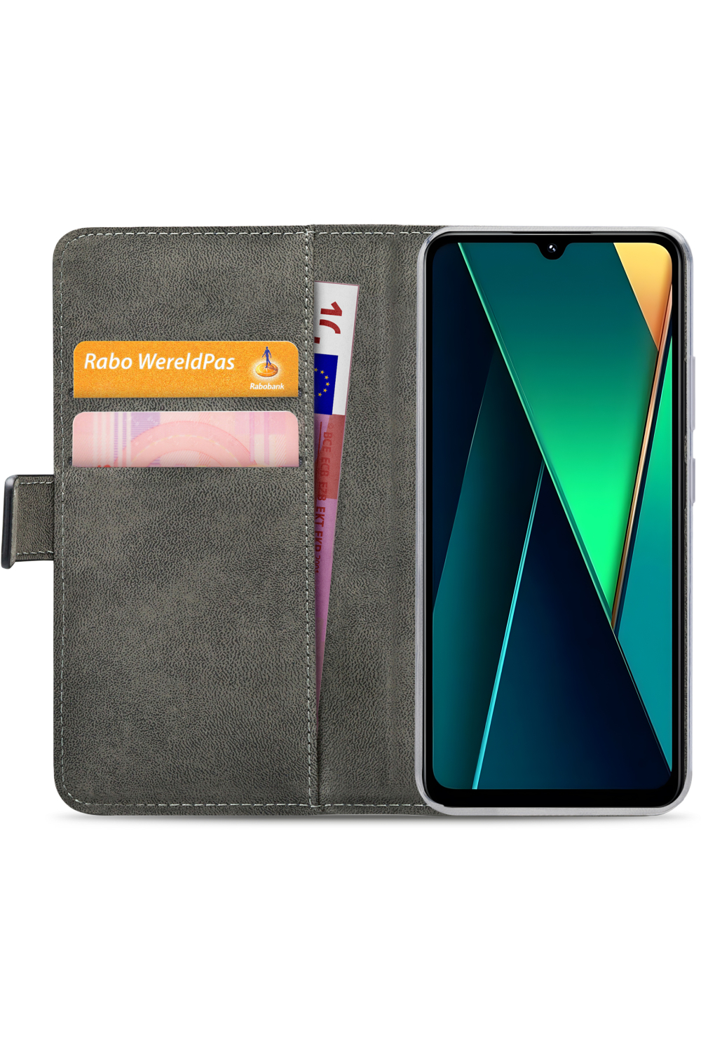 Mobilize Classic Gelly Wallet Book Case Motorola Moto G75 5G Black - Afbeelding 4