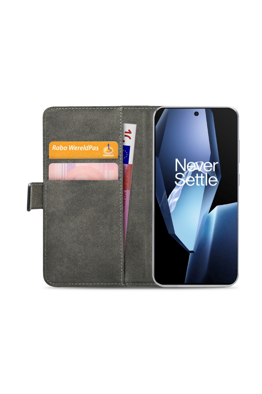 Mobilize Classic Gelly Wallet Book Case Oneplus 13R Black - Afbeelding 4