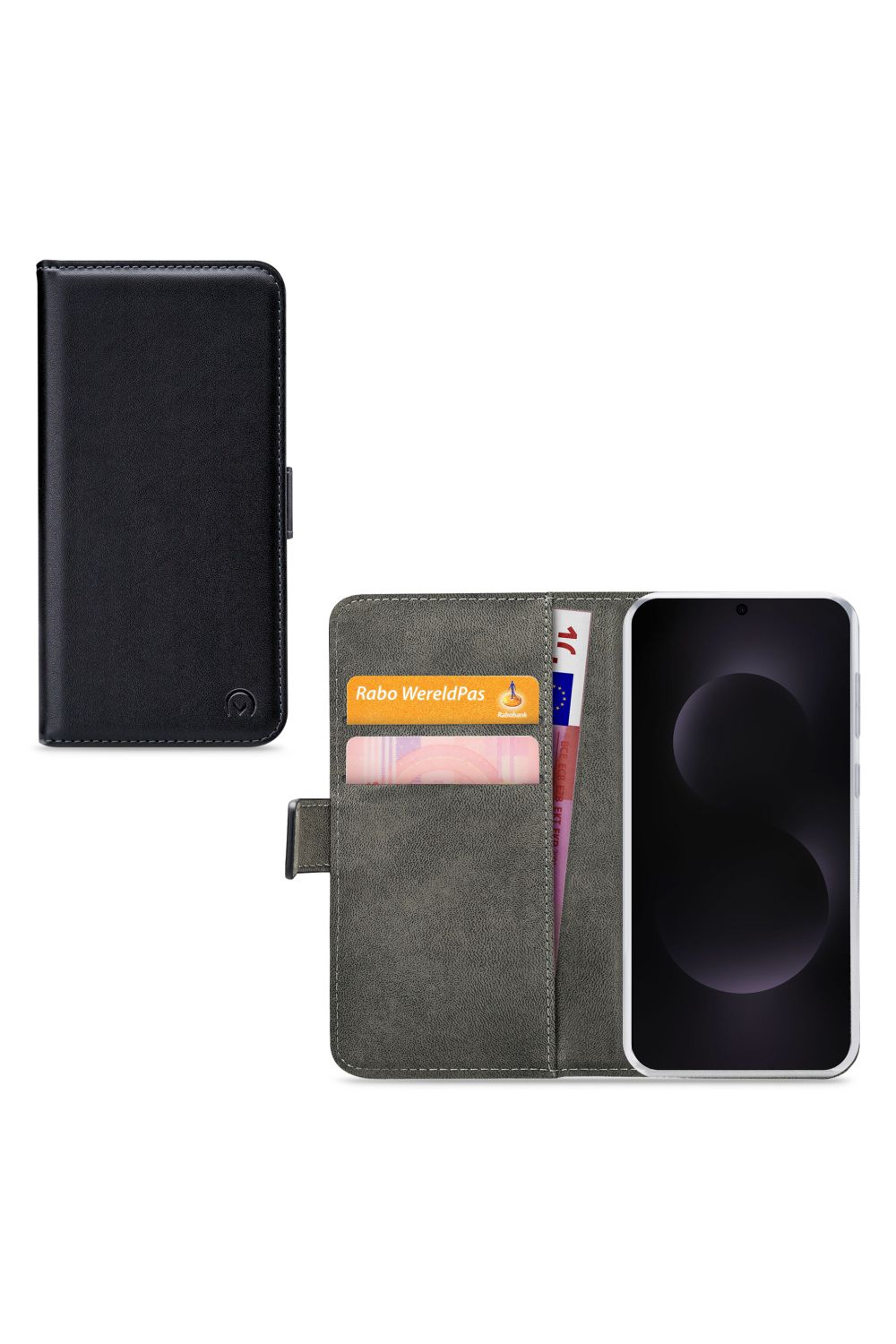 Mobilize Classic Gelly Wallet Book Case Samsung Galaxy S25 Edge 5G Black