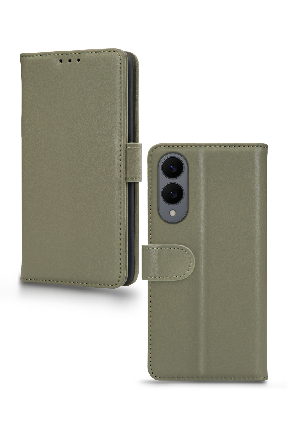 Mobilize Premium Gelly Wallet Book Case Samsung Galaxy S25 Edge 5G Green - Afbeelding 2