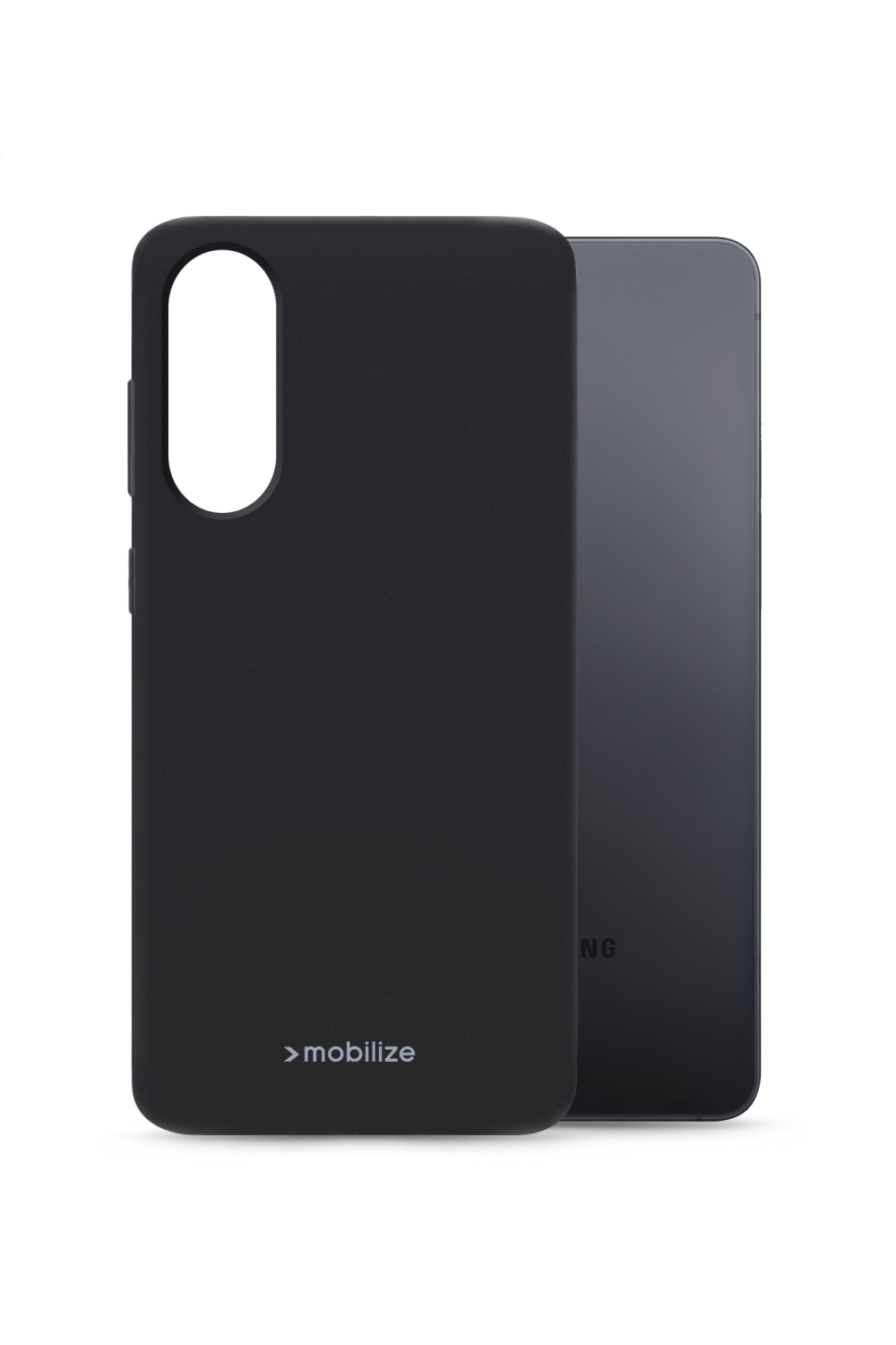 Mobilize Rubber Gelly Case Samsung Galaxy S25 Edge 5G Matt Black