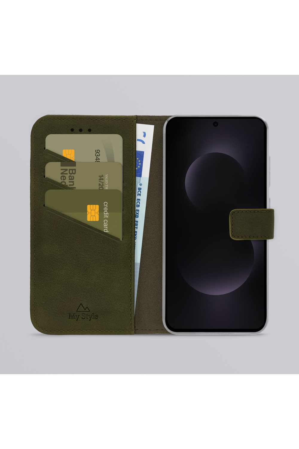 My Style Flex Wallet For Samsung Galaxy S25 Edge 5G Forest Green - Afbeelding 2