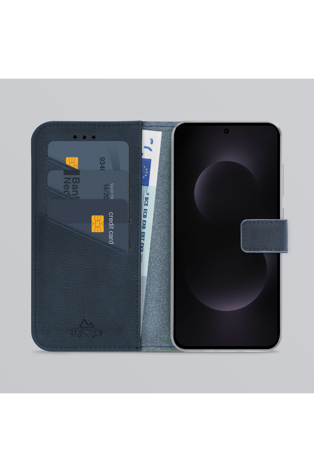My Style Flex Wallet For Samsung Galaxy S25 Edge 5G Royal Blue - Afbeelding 2
