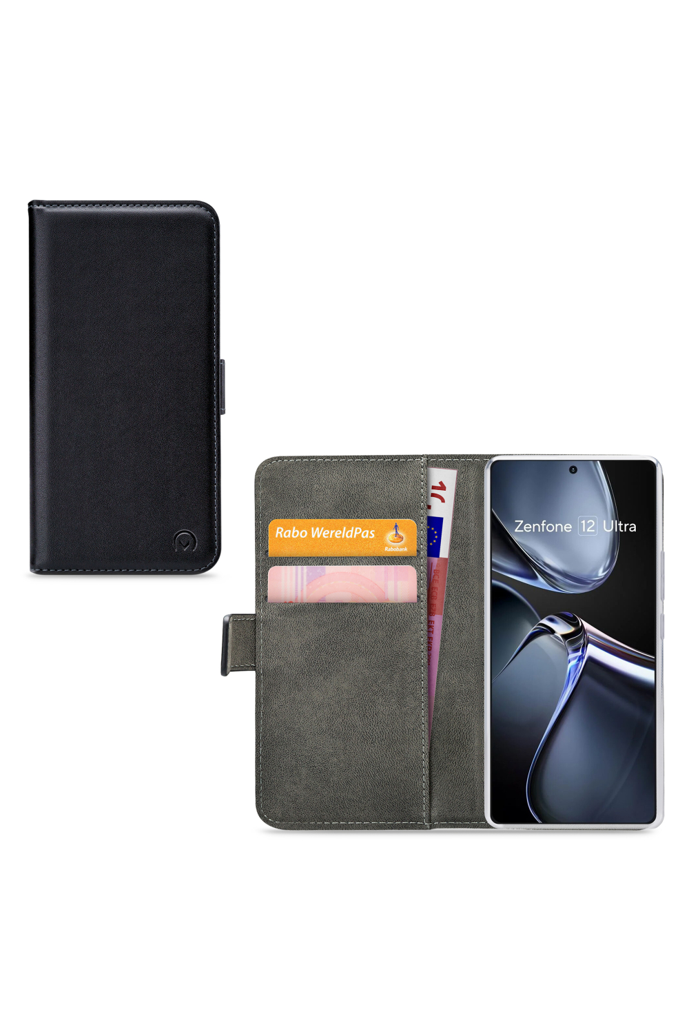 Mobilize Classic Gelly Wallet Book Case Asus Zenfone 12 Ultra Black