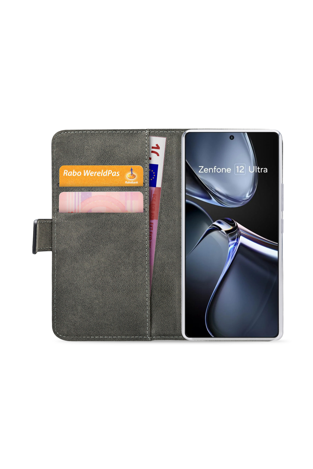 Mobilize Classic Gelly Wallet Book Case Asus Zenfone 12 Ultra Black - Afbeelding 4
