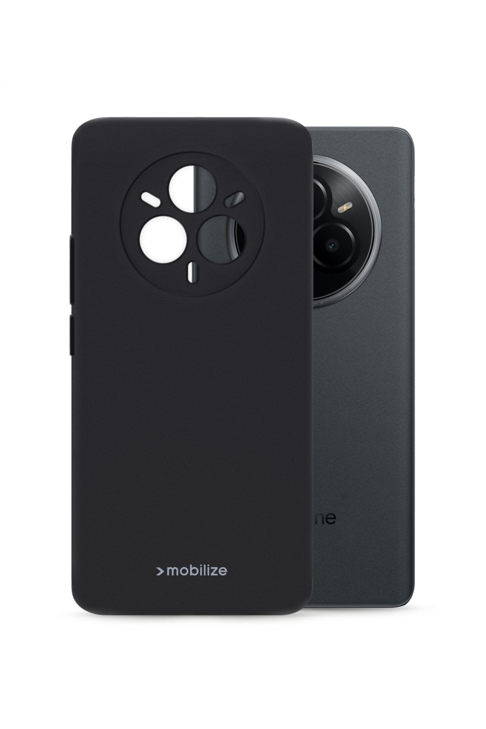 Mobilize Rubber Gelly Case Realme 14 Pro 5G Matt Black