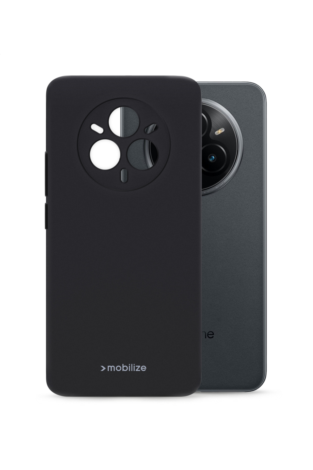 Mobilize Rubber Gelly Case Realme 14 Pro+ 5G Matt Black
