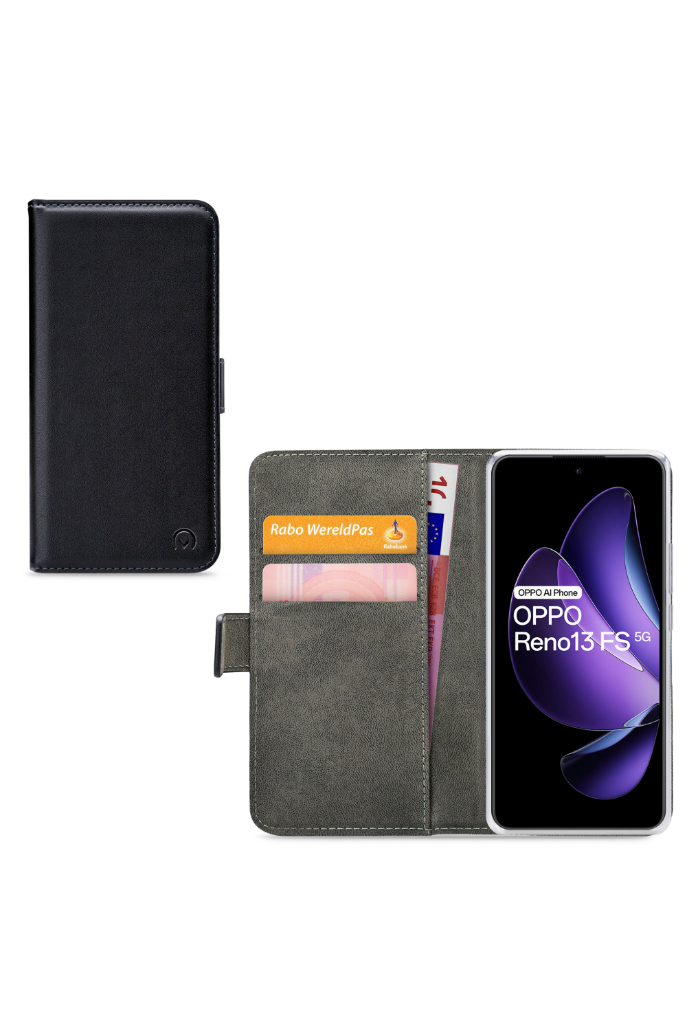 Mobilize Classic Gelly Wallet Book Case Oppo Reno13 Fs 5G Black