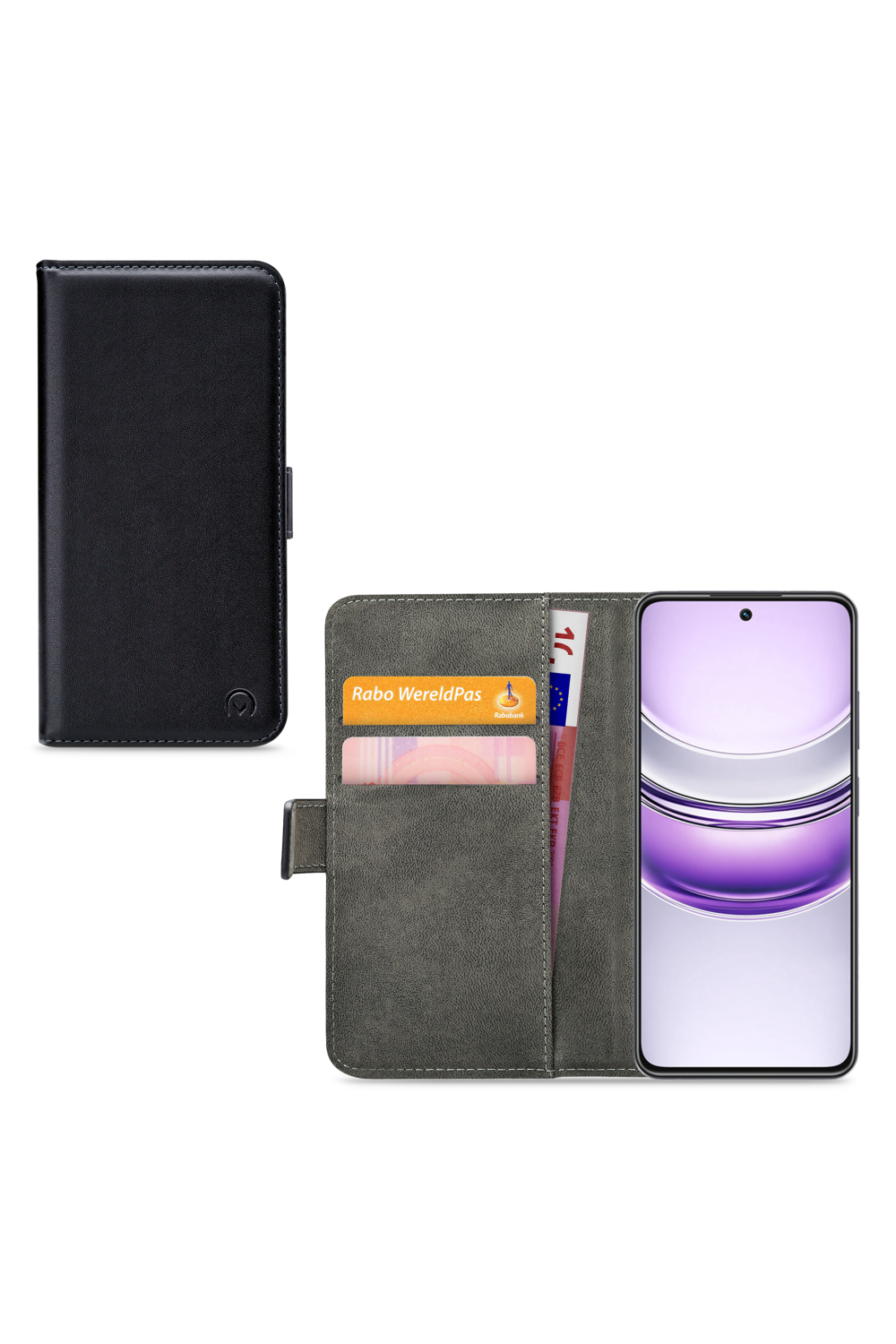 Mobilize Classic Gelly Wallet Book Case Realme 14X 5G Black
