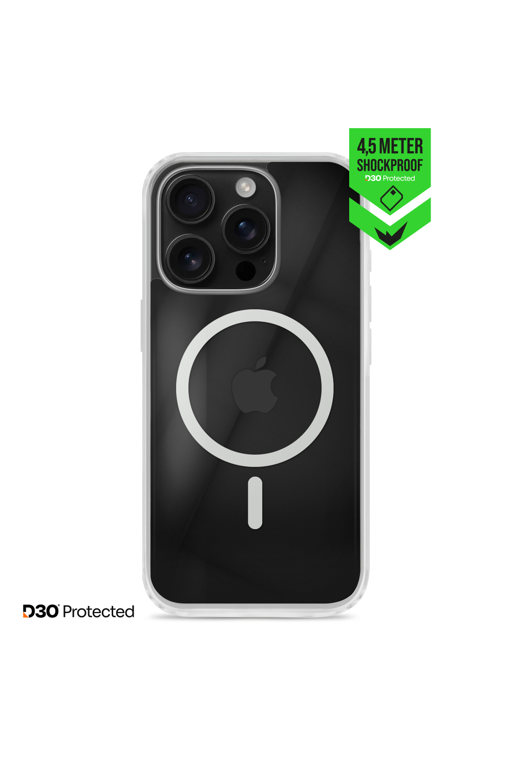 Striker X-Core - D3O Xtreme Impact Mag Case Pro - Clear - Apple Iphone 16 Pro