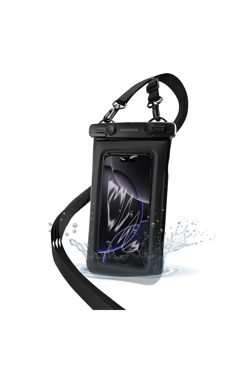 Mobilize Universal Waterproof Floating Bag Ip68 Incl. Lanyard Black