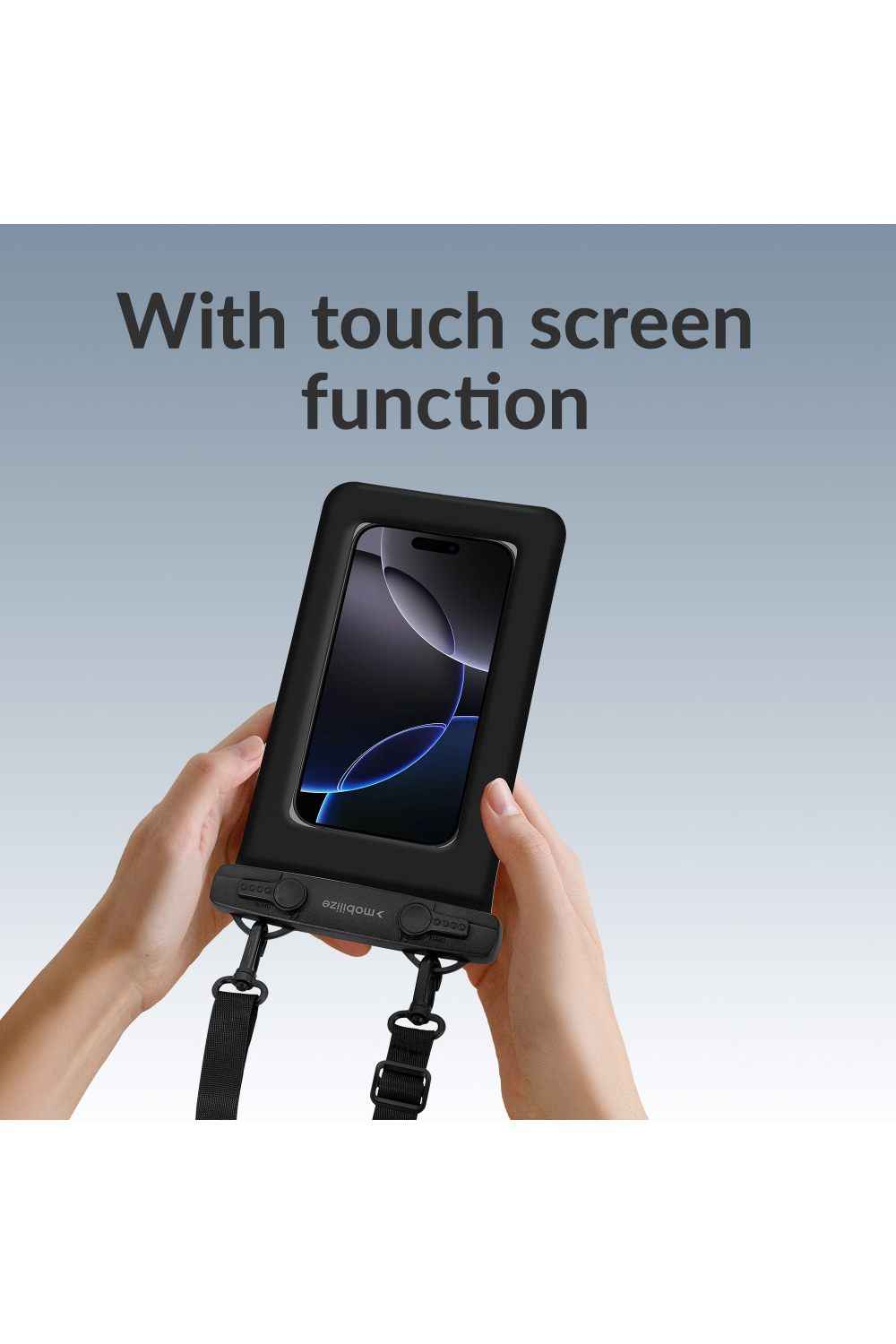 Mobilize Universal Waterproof Floating Bag Ip68 Incl. Lanyard Black - Afbeelding 4
