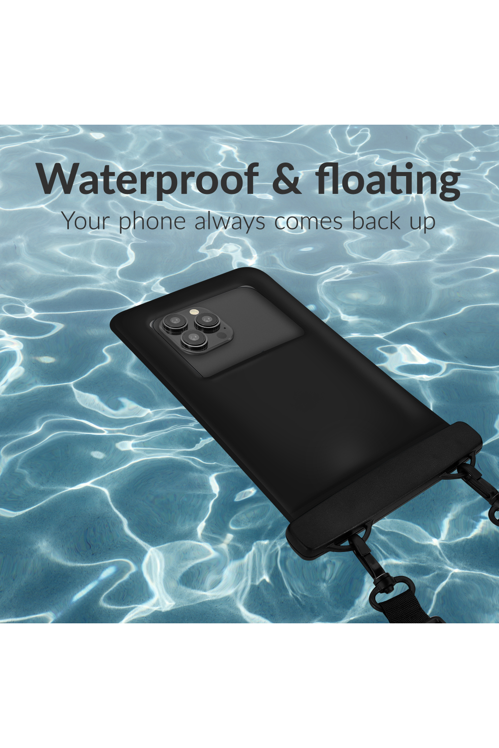Mobilize Universal Waterproof Floating Bag Ip68 Incl. Lanyard Black - Afbeelding 5
