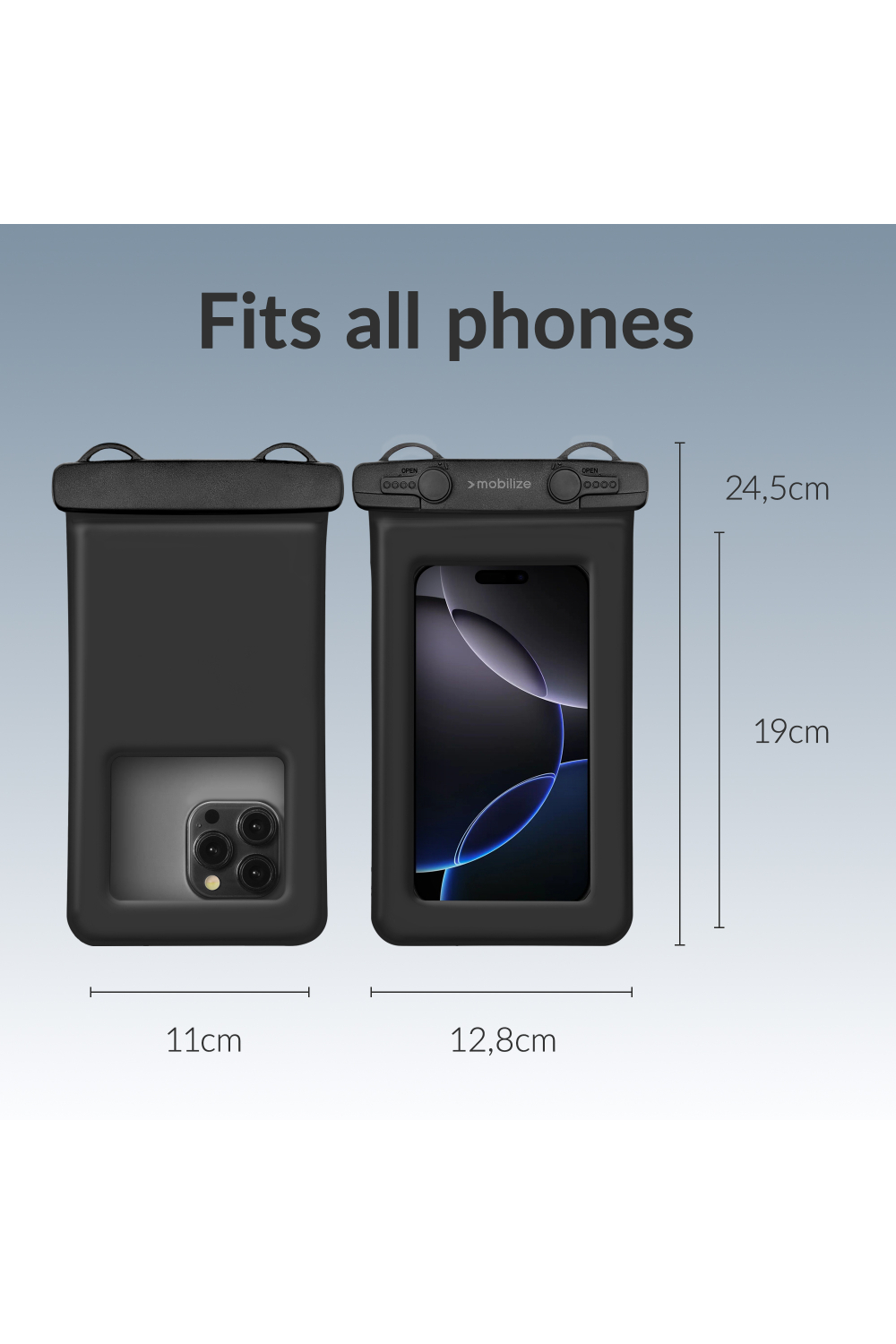 Mobilize Universal Waterproof Floating Bag Ip68 Incl. Lanyard Black - Afbeelding 6