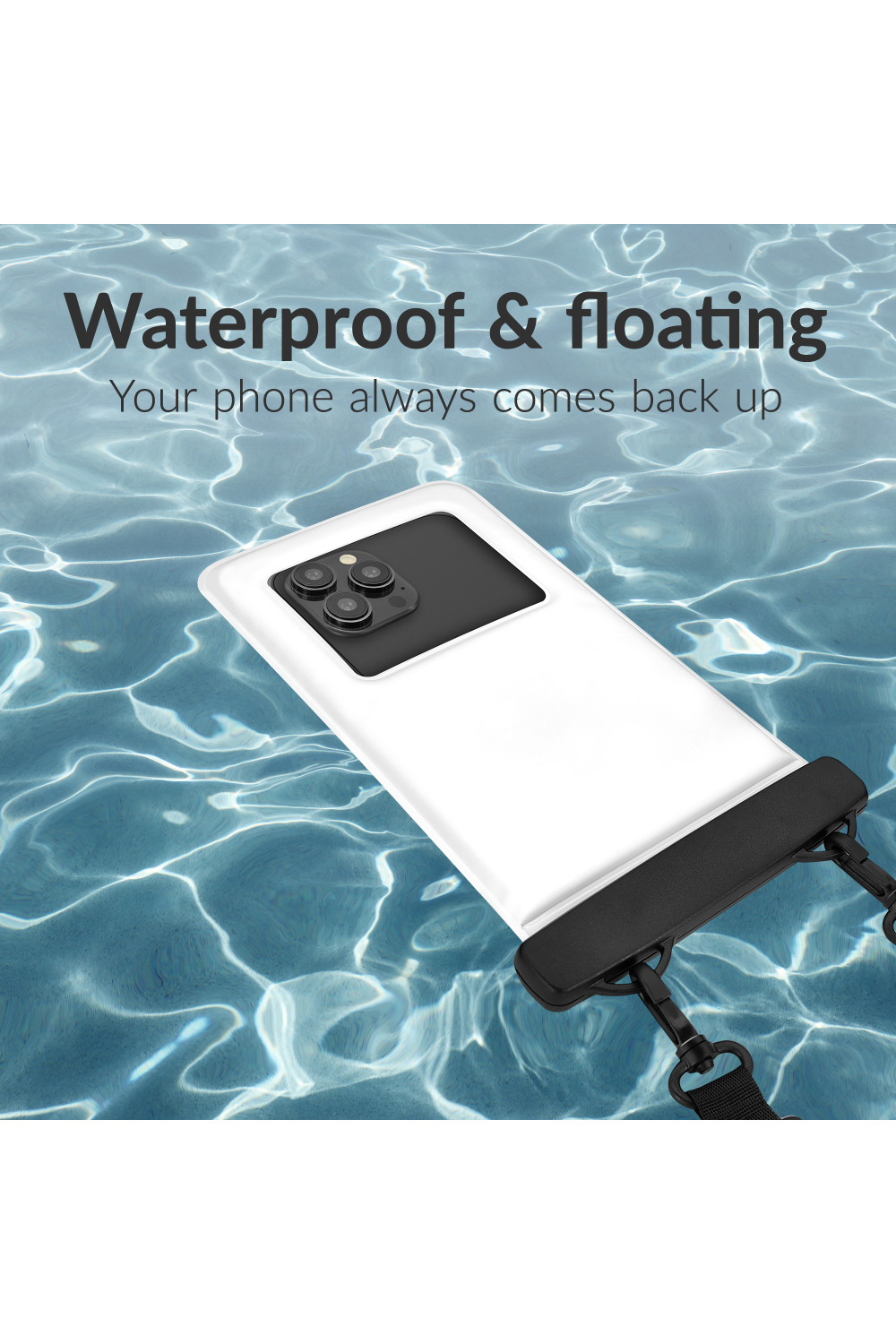 Mobilize Universal Waterproof Floating Bag Ip68 Incl. Lanyard White - Afbeelding 5