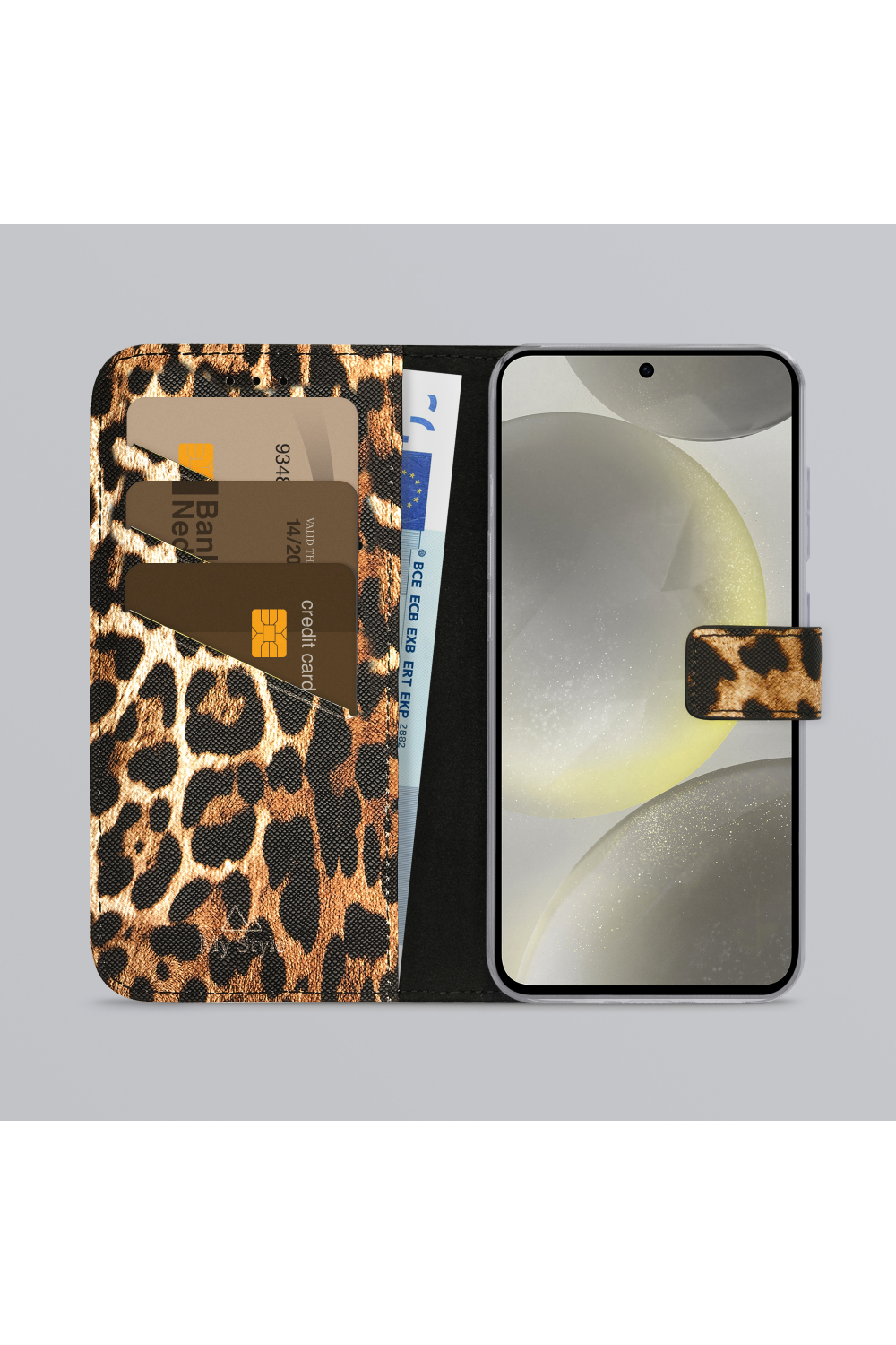 My Style Flex Wallet For Samsung Galaxy S24 5G/S25 5G Wild Leopard - Afbeelding 2