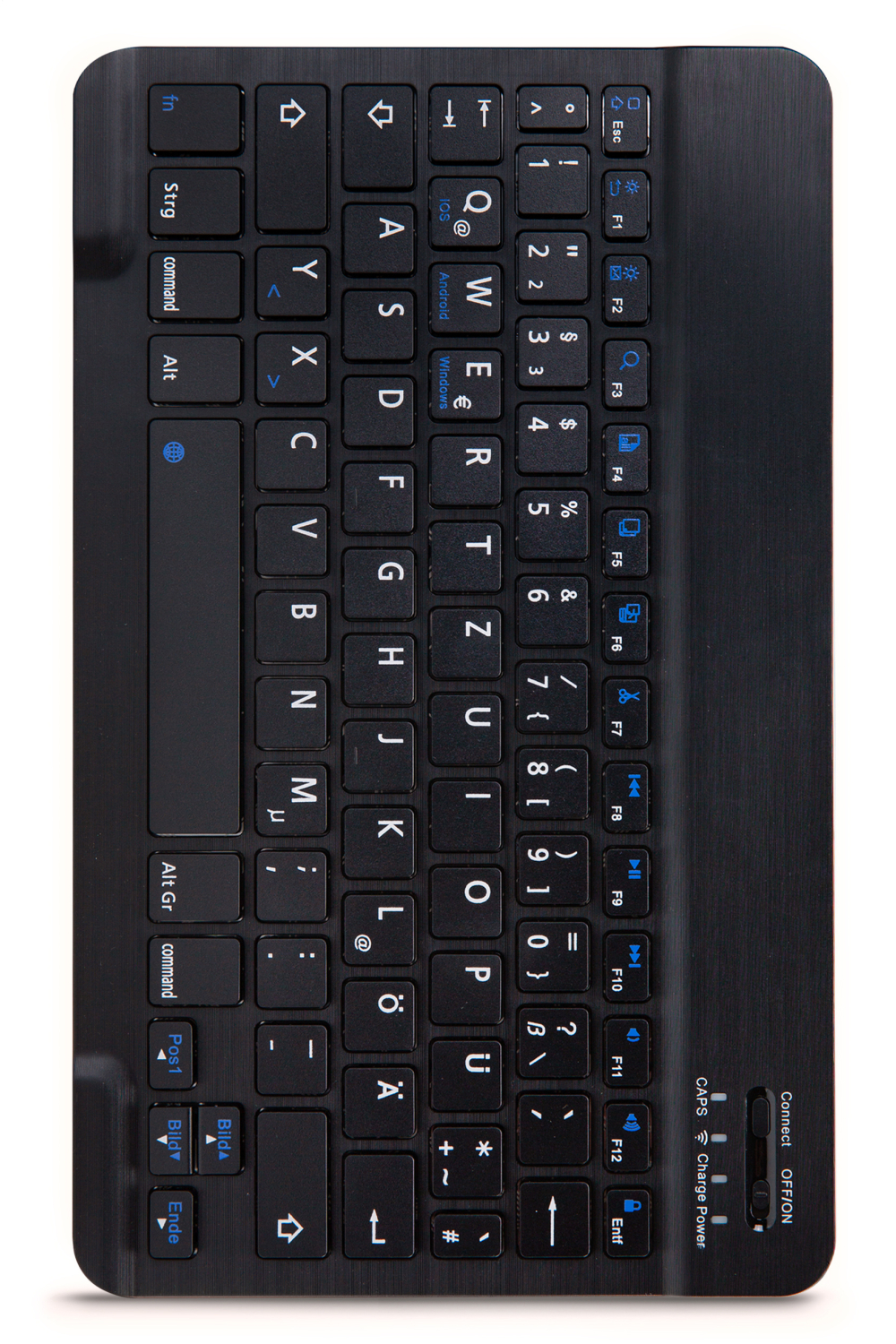 Mobilize Detachable Bluetooth Keyboard Case Samsung Galaxy Tab S10 Fe 11/S10 Lite Black Qwertz - Afbeelding 5
