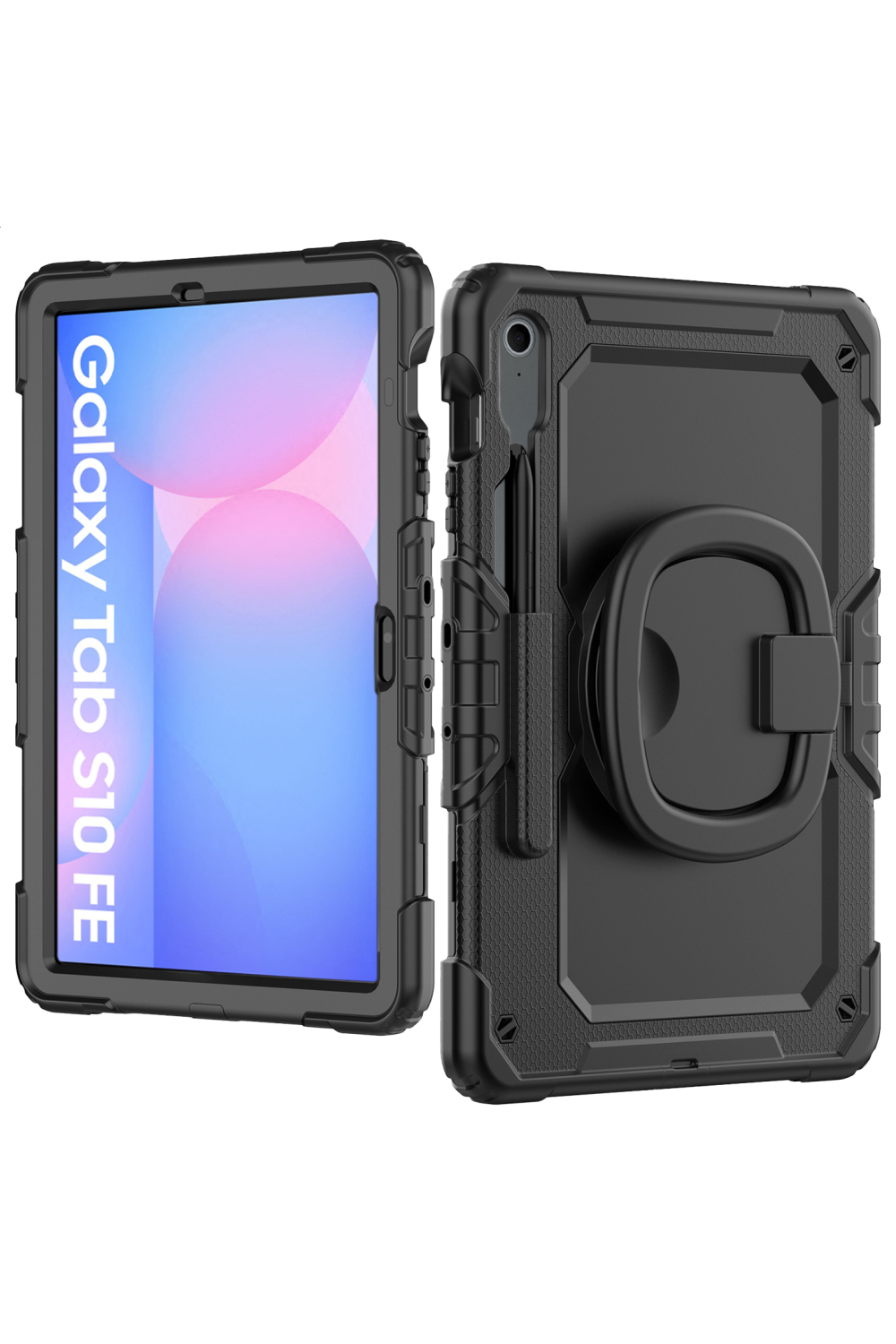 Mobilize Rotating Defender Case Stand Function For Samsung Galaxy Tab S10 Fe 11/S10 Lite Black