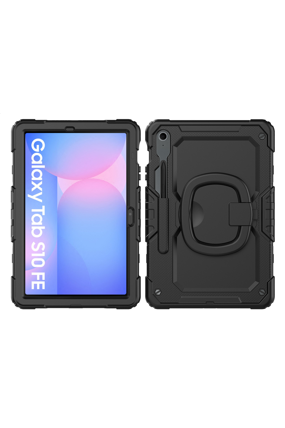 Mobilize Rotating Defender Case Stand Function For Samsung Galaxy Tab S10 Fe 11/S10 Lite Black - Afbeelding 2