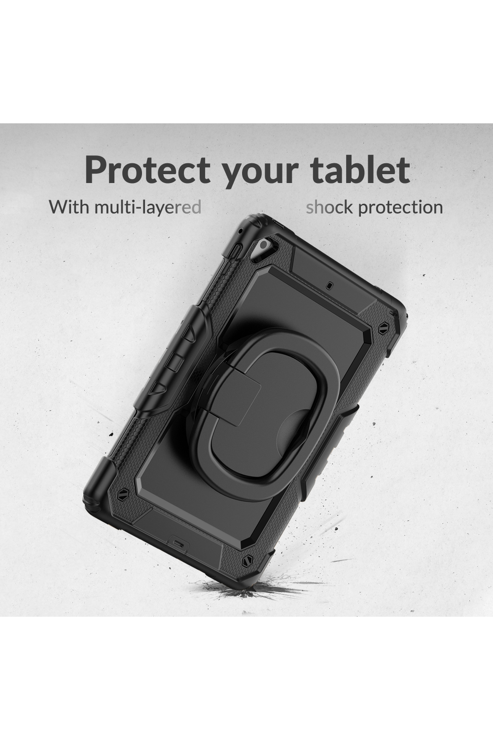 Mobilize Rotating Defender Case Stand Function For Samsung Galaxy Tab S10 Fe 11/S10 Lite Black - Afbeelding 6