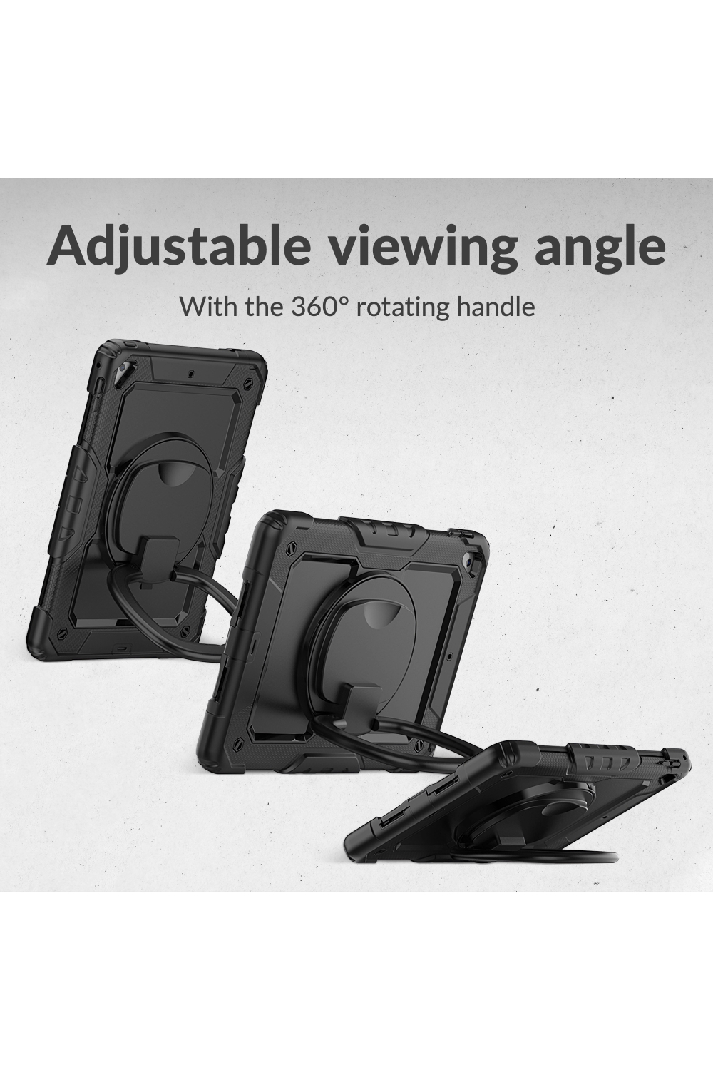 Mobilize Rotating Defender Case Stand Function For Samsung Galaxy Tab S10 Fe+ 13.1 Black - Afbeelding 7