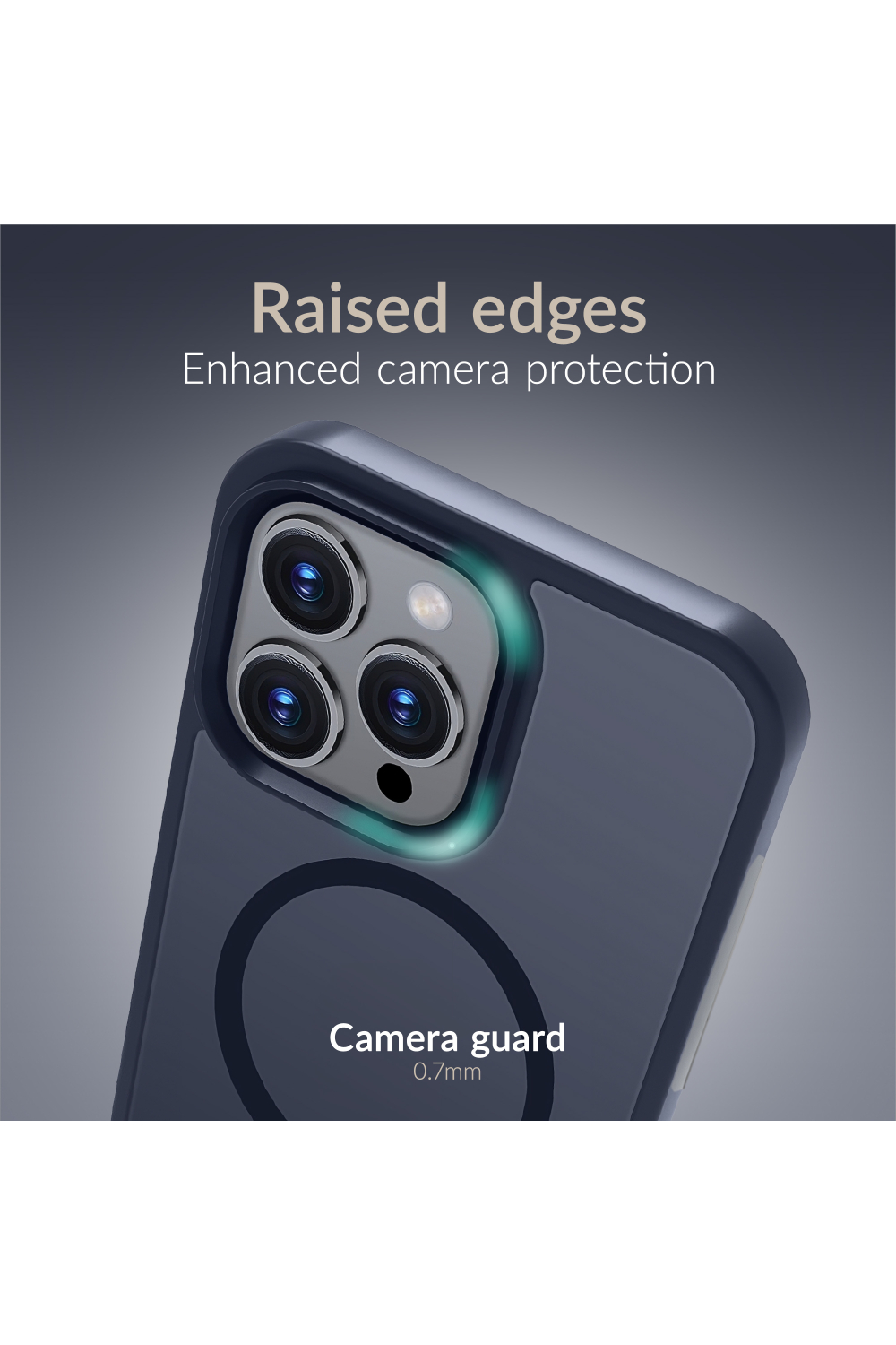 Mobilize Magsafe Compatible Hybrid Pro Case Apple Iphone 16 Pro Max Blue - Afbeelding 6
